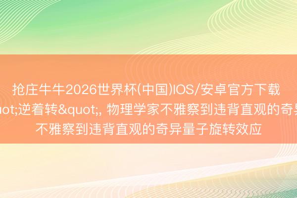 抢庄牛牛2026世界杯(中国)IOS/安卓官方下载 晶体华夏子"逆着转", 物理学家不雅察到违背直观的奇异量子旋转效应